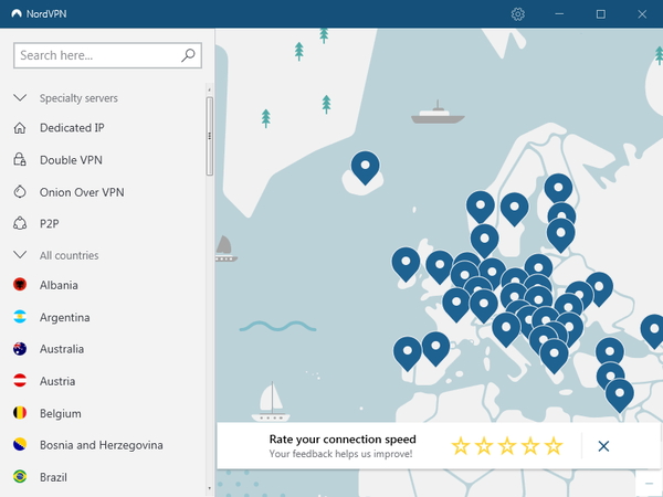  NordVPN "width =" 600 "height =" 450 "srcset =" https://www.vpnblog.net/wp-content/uploads/2020/02/NordVPN- Interface-software.png 600w، https://www.vpnblog.net/wp-content/uploads/2020/02/NordVPN-Interface-logiciel-300x225.png 300w "size =" (حداکثر عرض: 600px) 100vw ، 600px "title =" سیستم عامل های NordVPN و Streaming: Kodi و FireStick 4 