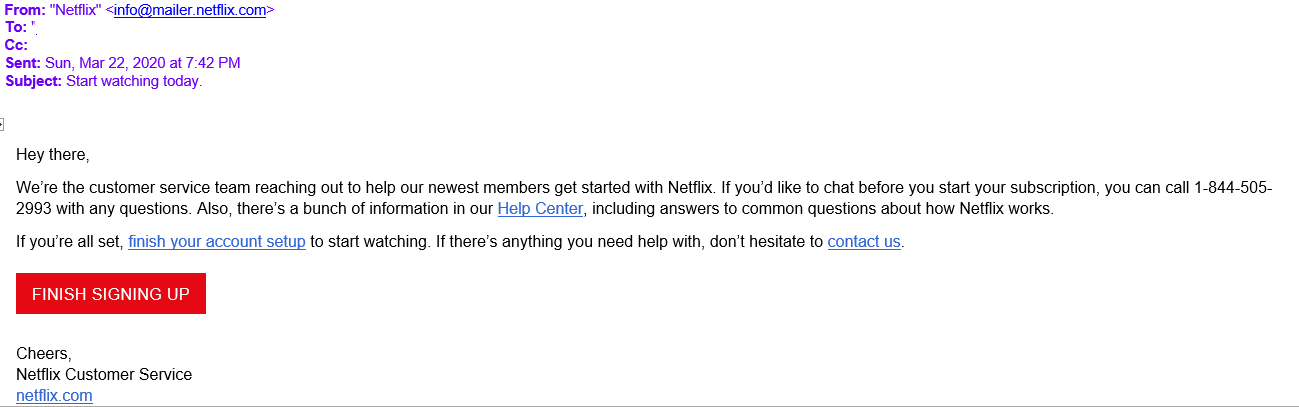  تصویر فیشینگ netflix مبارزات انتخاباتی 